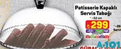 PAŞABAHÇE PATİSSERİE KAPAKLI SERVİS TABAĞI
